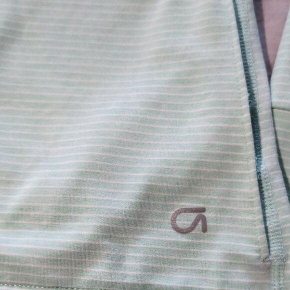 GapFit Breathe Mint Green Hooded Long Sleeve Top Ladies Small - Picture 4 of 7